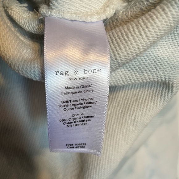 Rag & Bone Light Blue Tie Dye Long Sleeve (Size M) - Picture 7 of 8